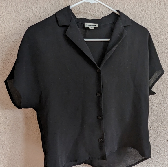 Frank & Oak Camp Collar Blouse - Picture 2 of 3